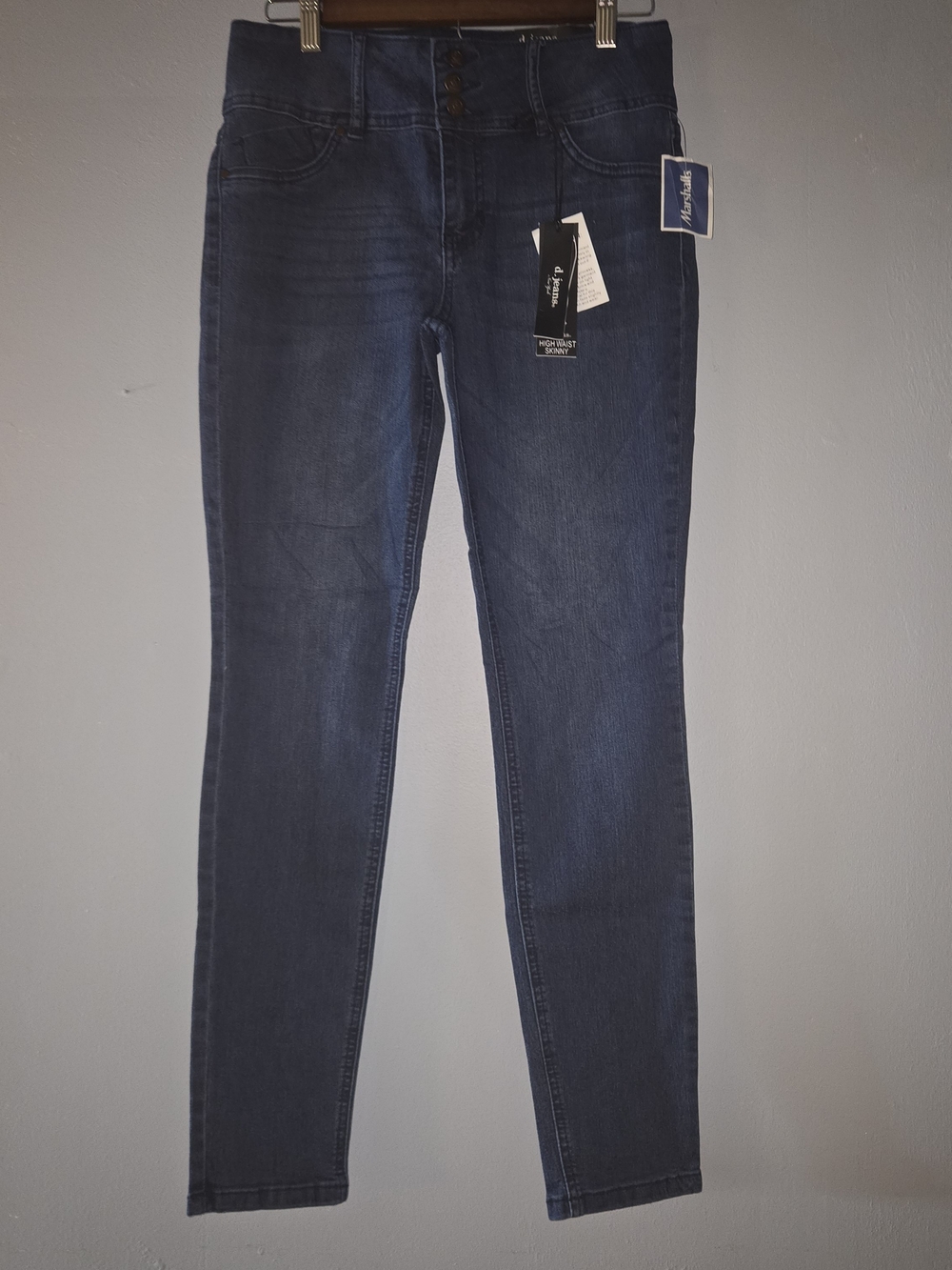 NWT d.jeans High Waist Skinny Dark Wash Jeans Size 6